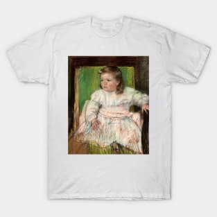 The Pink Sash by Mary Cassatt T-Shirt